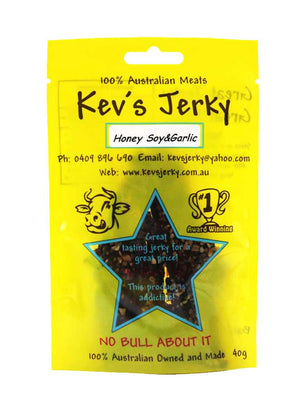 40g beef jerky bag. Australian beef jerky co made from australian beef and manufactured in central Queensland. aussi beef jerky.