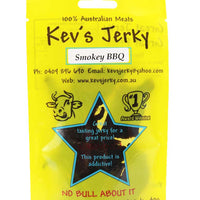 Smokey BBQ 40g Double smoked Award winning beef jerky bag. Australian beef jerky co made from australian beef and manufactured in central Queensland. aussi beef jerky. With recycable bag. Best beef jerky