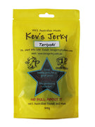 Teriyaki 100g beef jerky bag. Australian beef jerky co made from australian beef and manufactured in central Queensland. aussi beef jerky. With recycable bag. Best beef jerky